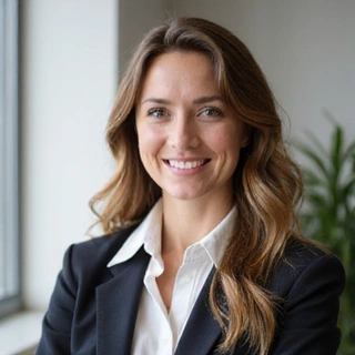 Professional portrait of Sarah Johnson, a friendly and approachable nutritionist.